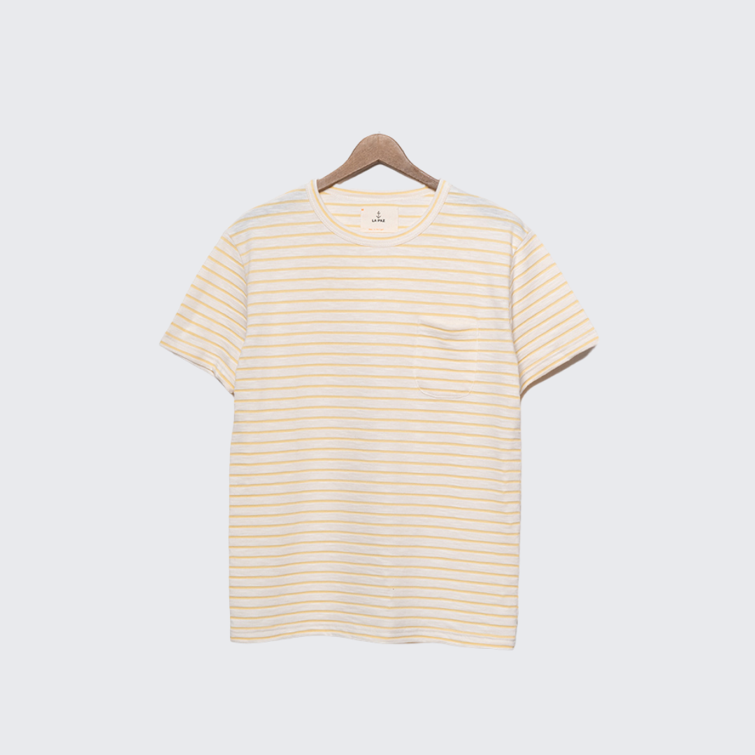 Striped T-Shirt in Yellow