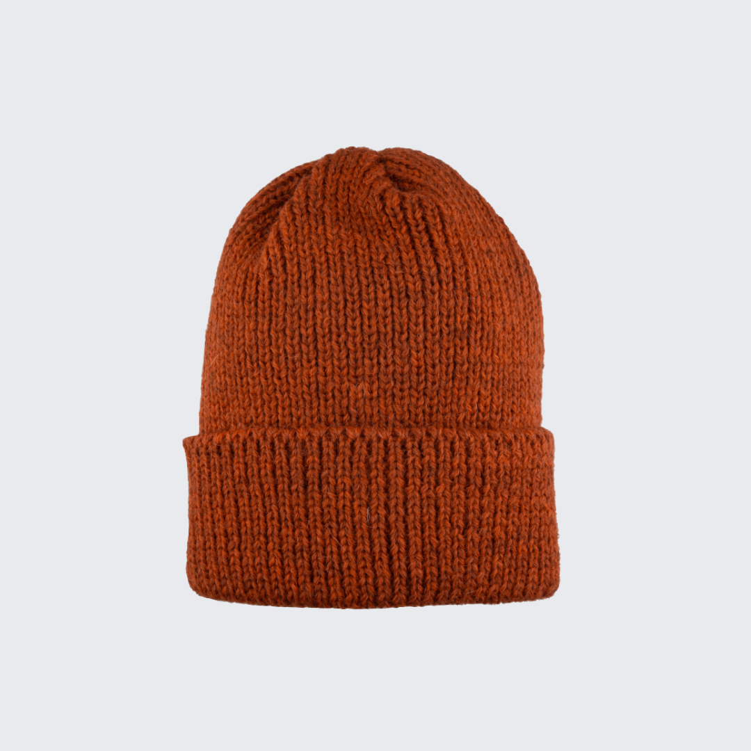 Knit Cap in Rust