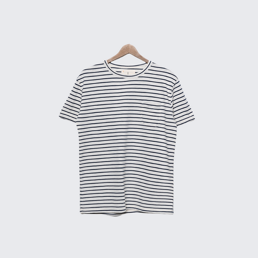 Striped T-Shirt in Navy