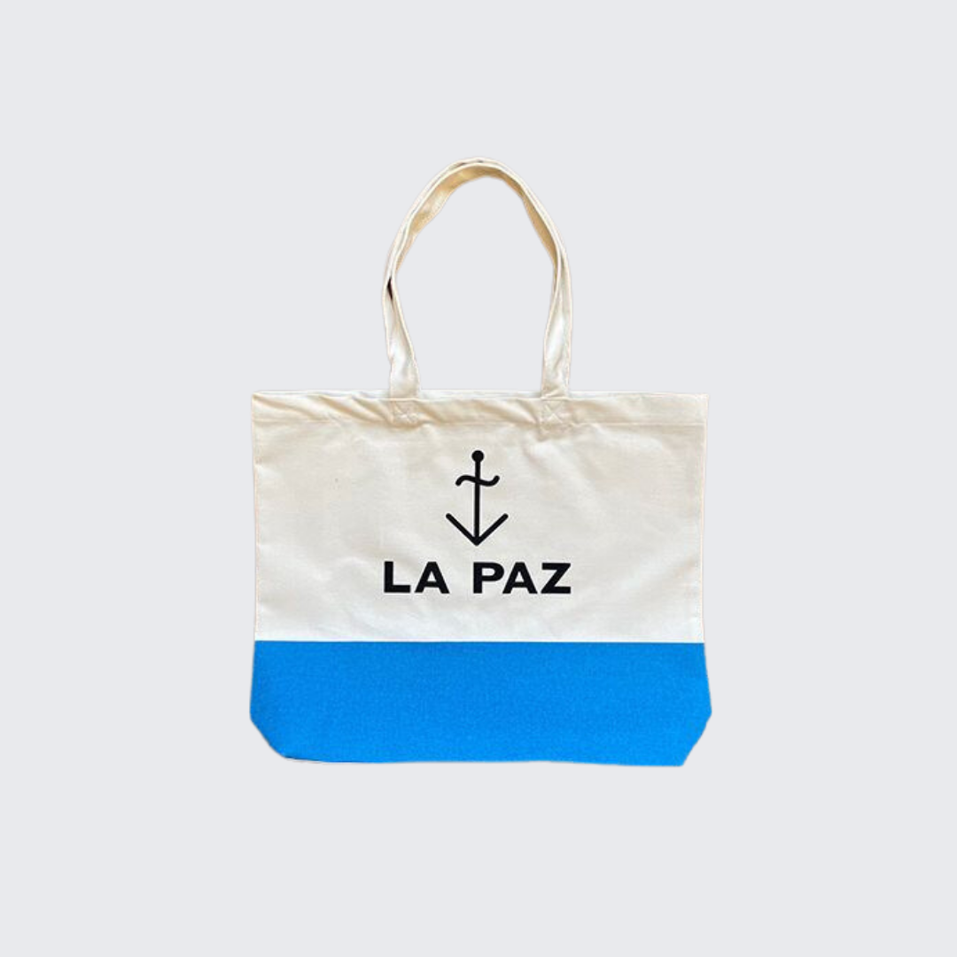 Tote Bag in Blue and White