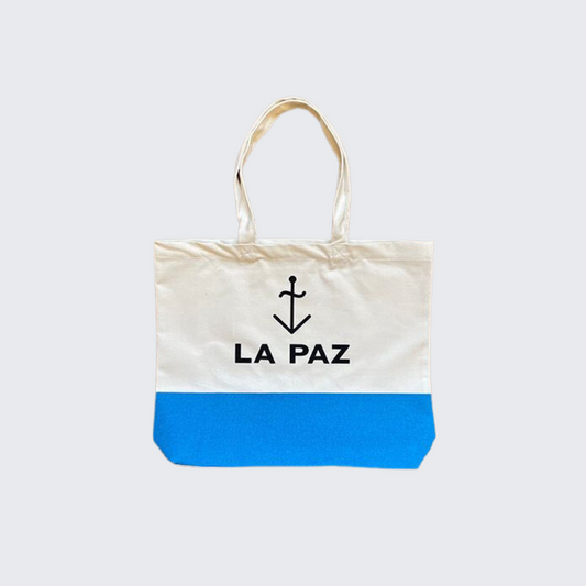 Tote Bag in Blue and White